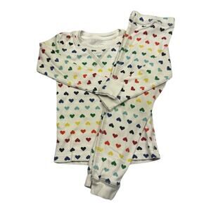 Primary Hearts Pajama Set
